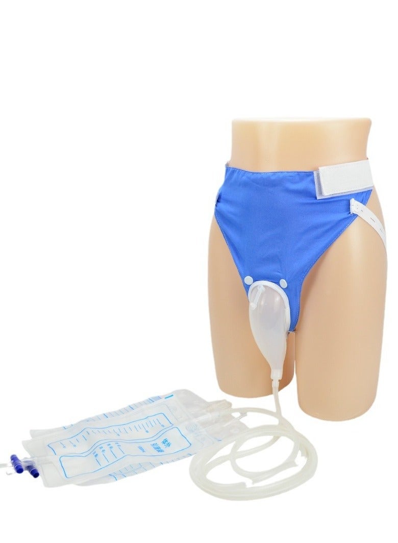 حقيبة شورت السلس تجميع لطريح الفراش مع كيسين قابلة لاعادة الاستخدام من السيليكون حقيبة محمولة قابلة للارتداء - Image 1